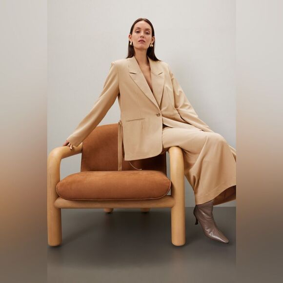 Great Jones Tan Blazer L NWT in packaging - Picture 4 of 10